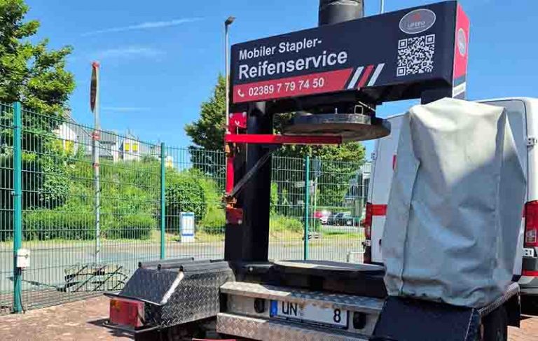Reifenpresse LiFePo Bergkamen Gabelstapler